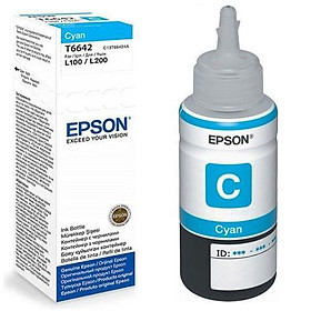 Lọ mực chính hãng Epson 664( C13T664200)  Xanh - Hàng chính hãng 