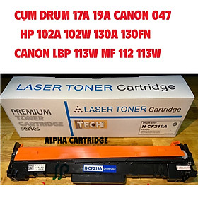 Hộp cụm drum máy in cho HP 19A có chíp, là khay trống dùng cho máy in HP Pro M102a, 129, 130a, 130fn, 132, 133, 134 Hàng chính hãng Alpha Cartridge