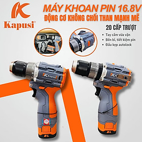 Mua Máy Khoan Pin KAPUSI 16.8V – Đầu Kẹp Autolock 10mm/13mm – Khoan Búa  Bắt Vít