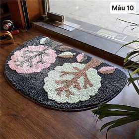 Mua Thảm Chùi Chân  Lau Chân Lông Cừu Hình Hoa Quả Ngộ Nghĩnh 40x60cm- Thấm Nước Tốt - Phong Cách Vintag - Hàng Chính Hãng MINIIN
