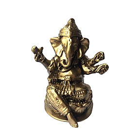 Nơi bán Tượng đá thần voi ganesha - màu nhũ vàng - Giá Từ -1đ