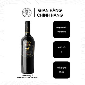 Rượu Vang Đỏ Marcello Limited Release Nhập Khẩu Ý 750ml, 13.5% vol.