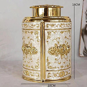 Mua hộp đựng chè và đựng tăm hoàng gia lọ đựng trà đồng hình bầu cao cấp