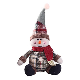 Búp bê hình ông già Noel/người tuyết/tuần lộc dễ thương treo trang trí cho cây thông Giáng Sinh