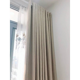 Mua Rèm cửa vải LUCYM39-5 có thanh treo hợp kim nhôm màu vàng đồng đầu nhọn - cao cố định 1m7