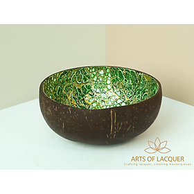 Bát Gáo Dừa Lục Bảo Dát Vàng