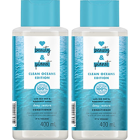 Combo 2 Chai Dầu Xả Love Beauty And Planet Đại Dương Phục Hồi 400ml