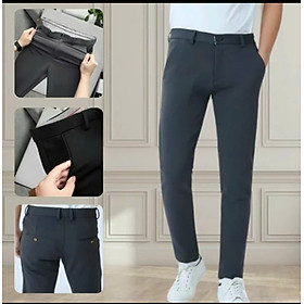 Combo 3 Quần Tây Dài Nam Co Giãn Mạnh/Quần Tây Âu Mềm Mịn Ống Côn Form Đẹp Chuẩn Size