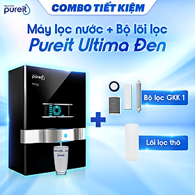 Mua  COMBO TIẾT KIỆM  Máy Lọc Nước Pureit Ultima Đen và Lõi lọc thô  Bộ lọc thay thế Pureit Ultima 1 (GKK1) - Hàng chính hãng