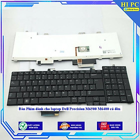 Bàn phím dành cho laptop dell precision m6500 m6400 có đèn - hàng nhập khẩu