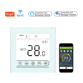 Tuya WiFi Smart Thermostat Programmable Temperature Controller for Water/Gas Boiler Heating Compatible with Alexa Google