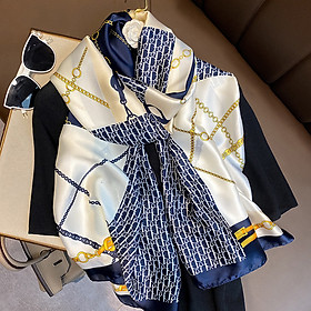 Khăn Lụa Choàng Siêu Bóng Đi Biển Du Lịch Mềm Mai Dài 90x180cm Cao Cấp 