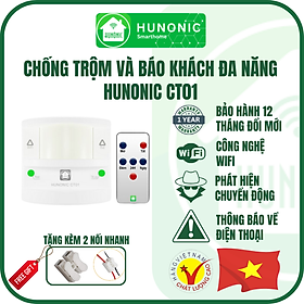 Thiết Bị Chống Trộm Và Báo Khách Đa Năng Hunonic CT01 Bảo Hành 12 Tháng 1 Đổi 1