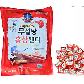 Combo 4 gói kẹo hồng sâm không đường Hàn Quốc 500g, kẹo sâm cho người ăn kiêng