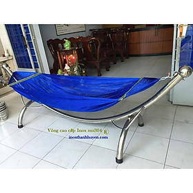 Mua Võng inox 304 cao cấp hiện đại  hình bán nguyệt rất tỉ mỉ và sang trọng cho biệt thự