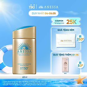 Kem chống nắng dạng sữa dưỡng da kiềm dầu bảo vệ hoàn hảo Anessa Perfect UV Sunscreen Skincare Milk SPF 50+ PA++++ 60ml