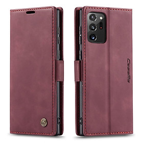 Bao da cao cấp dành cho SamSung Galaxy Note 20 Ultra dạng ví chính hãng Caseme ( Tặng kính cường lực Camera ) - Hàng Nhập Khẩu