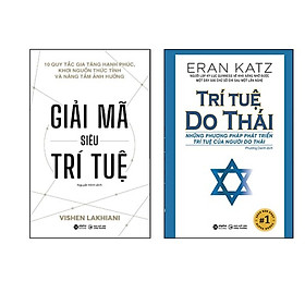 Combo sách: trí tuệ do thái + giải mã siêu trí tuệ
