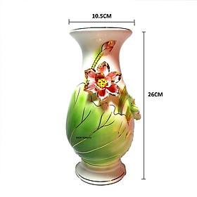 Mua BÌNH BÔNG HỒNG KIM CAO 20CM 26CM 30CM
