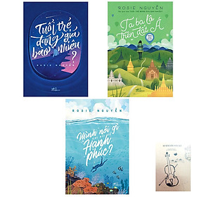Hình ảnh Combo Tuổi Trẻ Đáng Giá Bao Nhiêu + Mình Nói Gì Khi Nói Về Hạnh Phúc + Ta Ba Lô Trên Đất Á - (Tặng Kèm 1 Sổ Tay)