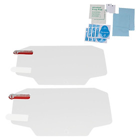 2 Pieces Cluster Scratch Protection Cover Repair Parts for