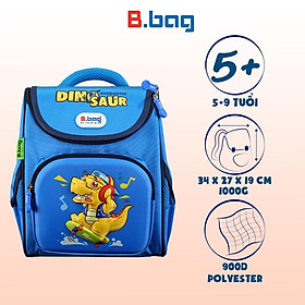 Balo chống gù B.bag Genius Box F2-Dinosaur Xanh đậm dành cho bé học sinh tiểu học từ 6 đến 11 tuổi B-12-109