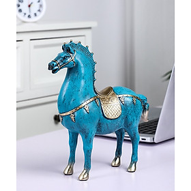 Hình ảnh Ngựa xanh phú quý - Decor để bàn 