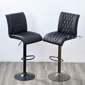Mua Ghế bar chân sơn tĩnh điện xám nâu CB2302D-P Nội thất Capta Ghế bar ghế đảo bếp tăng giảm độ cao chân thép sơn tĩnh điện màu xám-nâu nhập khẩu cao cấp chất lượng cao bar chair