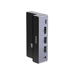Mua Bộ chuyển type C Ugreen 317HI70688CM 5 trong 1 màu đen 2 x Usb A 3.0 + 4K 60hz HDMI + 100W PD + 3.5mm Audio hàng chính hãng