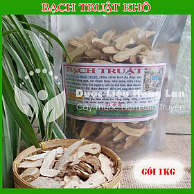 Bạch truật đồng vị thuốc bắc khô sạch đóng gói 1kg