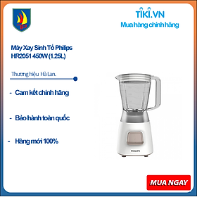 Máy Xay Sinh Tố Philips HR2051 450W (1.25L) - Hàng chính hãng