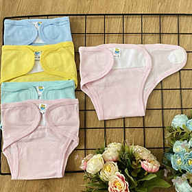 Set 10 Tã vải sơ sinh cotton THT-FR GGY cho bé trai, bé gái Size 1,2