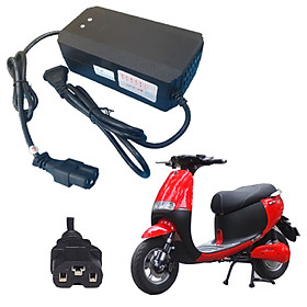 SẠC CHUYÊN DỤNG DÀNH CHO XE MÁY ĐIỆN GOGO - SIÊU BỀN - SẠC DÒNG ĐIỆN CHUẨN - NGẮT ĐIỆN TUYỆT ĐỐI - BẢO VỆ XE - KÉO DÀI TUỔI THỌ ẮC QUY - LOẠI 60V-20AH CHÂN ĐẶC
