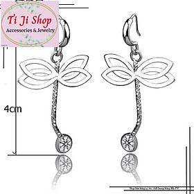 BÔNG TAI NỮ INOX TÒN TEN CON CHUỒN CHUỒN ĐẸP GIÁ RẺ - đẹp, không đen