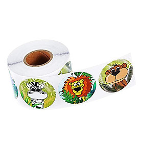 500pcs/roll Paper Stickers Gift Label Adhesive Tags Party Favor Baking Decor
