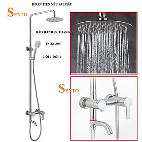 Mua Sen Cây Tắm Đứng Nóng Lạnh Treo Tường Inox304 SENTO Hàng Cao Cấp Nhập Khẩu Chính Hãng