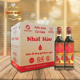 Nước mắm cá cơm Nhất Hảo 20N 520ml - Thùng 12 chai