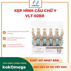 Mua Kẹp Hình Cầu Chữ Y 10 Cái Phơi Quần Áo kokOmega Nhật Bản - VLT-02BR