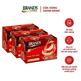 Combo 3 Nước yến thật BRAND'S Đường Phèn