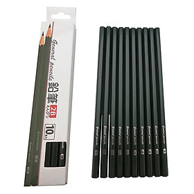 Combo set 10 bút chì mềm 2b