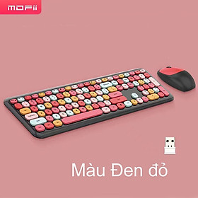 Mua COMBO BÀN PHÍM VÀ CHUỘT MOFII KHÔNG DÂY TƯƠNG THÍCH CẢ HỆ ĐIỀU HÀNH WINDOWS VÀ iOS THIẾT KẾ PHONG CÁCH CỔ ĐIỂN Hàng Chính Hãng