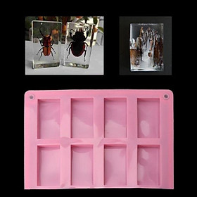 Mua Khuôn đổ resin khối chữ nhật  làm bánh  xà phòng.