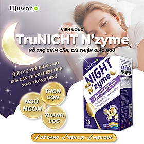 Viên Uống An Thần, Cải Thiện Giấc Ngủ,Hỗ Trợ Giảm Cân, Detox Cơ Thể Trunight N'zyme Ujuwon - Hộp 30 Viên