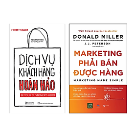 Combo 2 cuốn sách Bán Hàng: Dịch Vụ Khách Hàng Hoàn Hảo + Marketing Phải Bán Được Hàng