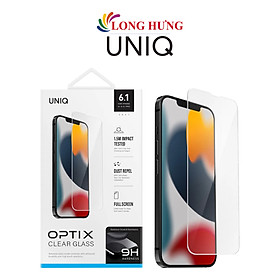 Mua Dán màn hình cường lực Full viền chống bụi tĩnh điện Uniq Optix Clear Glass iP 13 Series - Hàng chính hãng