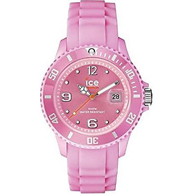Ice-Watch Unisex SI.PK.U.S.09 Sili Collection Pink Plastic and Silicone Watch