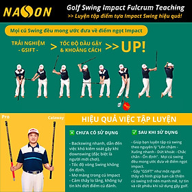 GOLF SWING IMPACT FULCRUM TEACHING (Gậy tập luyện điểm tựa impact) - Phiên bản Chuyên nghiệp