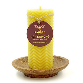 Mua Nến Sáp Ong 59 Giờ Kèm Dĩa Gỗ Dừa 10cm : Khử Mùi Hôi Phòng  Làm Sạch Không Khí  Thơm Nhẹ Mùi Mật Ong - HÀNG CHÍNH HÃNG