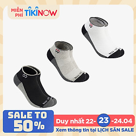 Combo 3 Đôi Tất Vớ Thể Thao, Vớ Đá Banh, Vớ Chạy Bộ Cổ Ngắn, Sợi Cotton Cao Cấp Chống Hôi Chân, Chống Phồng Rộp Chân, Chống Trượt Co Giãn 4 Chiều Mrm Manlywear - MM