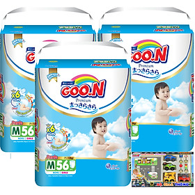 Combo 3 Gói Tã Quần Goon Premium Gói Cực Đại M46/L46/Xl42/Xxl36/Xxxl26